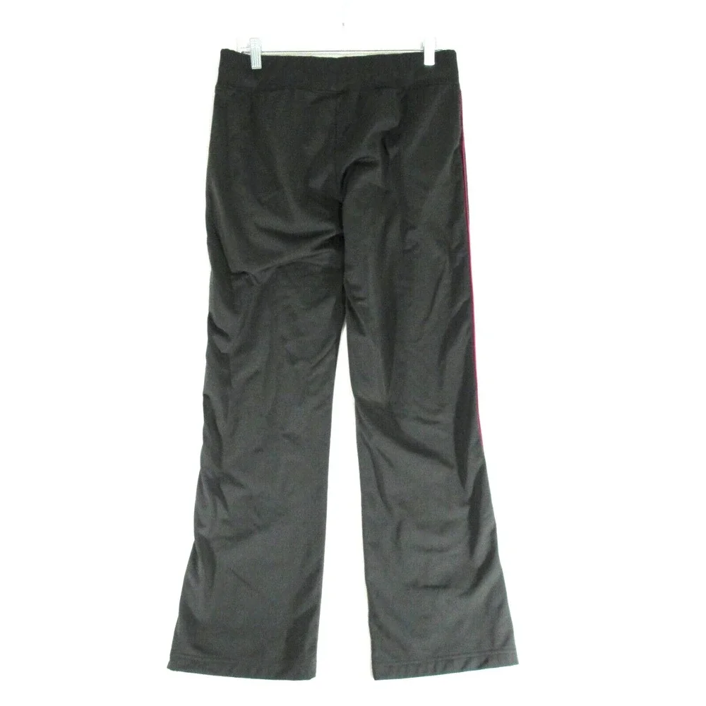 Nike Trackpants Womens SizeLarge Gray Mid Rise Pockets‎ Ankle Zip Drwastring